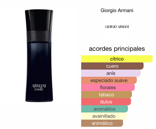 Armani Code - Extracto importado